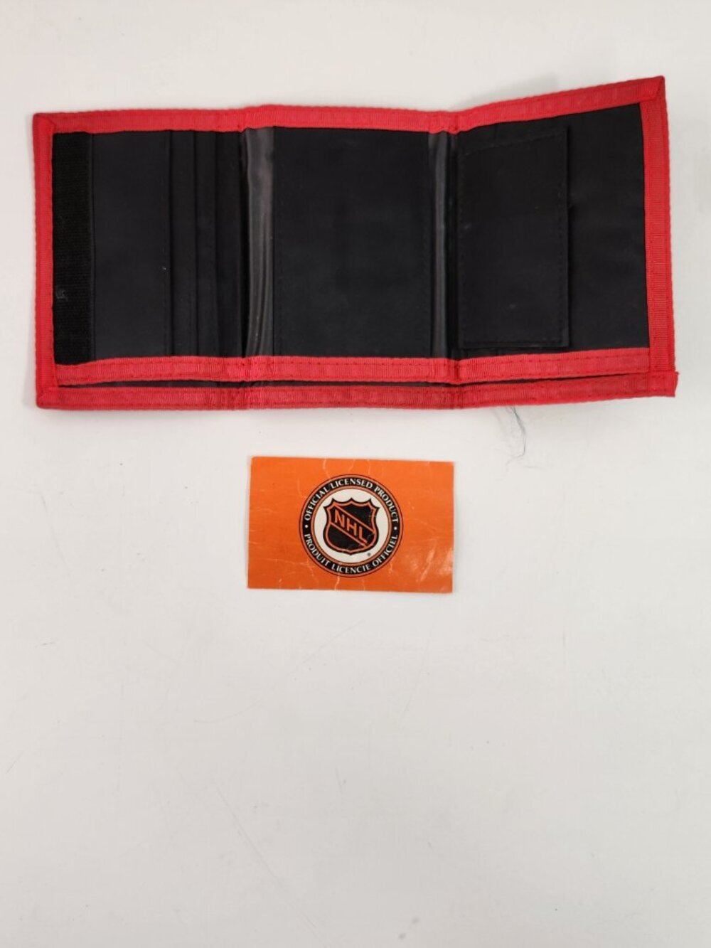 90s Vancouver Canucks Wallet Skate Logo Vintage NHL Hockey Official Merch - Picture 2 of 11